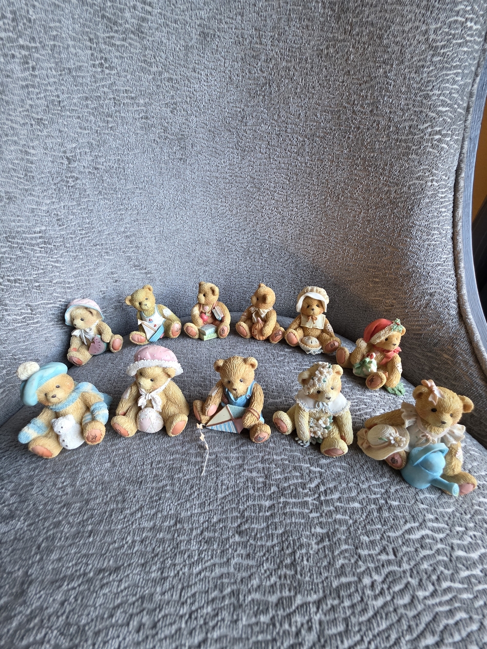 Vintage Cherished Teddies Monthly January Thru December Just Missing April 1993